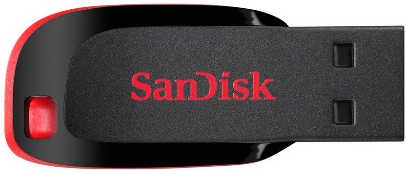 Sandisk Cruzer Blade USB Utility Pendrive 8 GB(Red, Black)