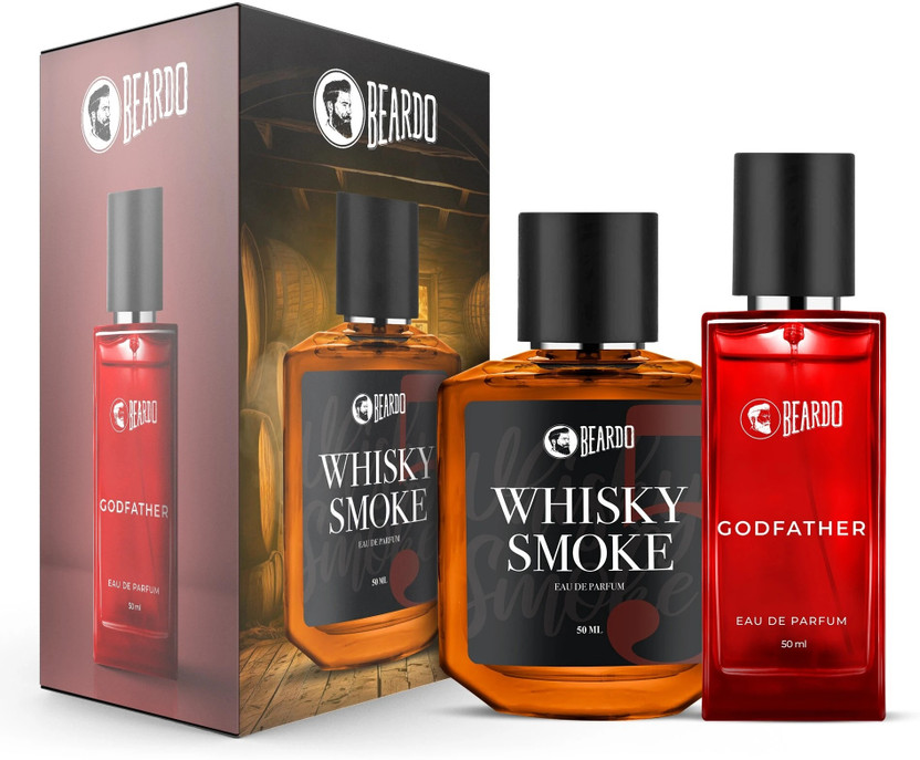 BEARDO Godfather & Whisky Smoke Perfume|Strong & Long Lasting Fragrance|Aromatic | Gift Eau de Parfum  -  100 ml(For Men)