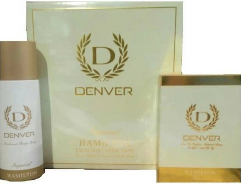 Denver gift pack deo& perfume imperial Eau de Toilette 210 ml Price