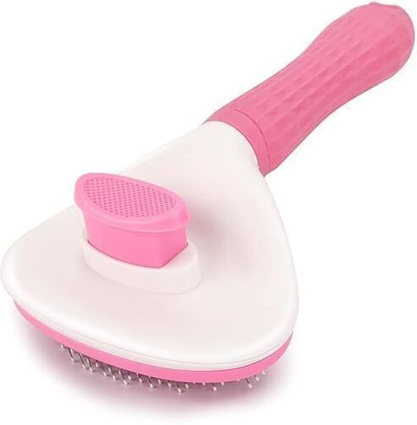 Naaz pet world Self-Cleaning Pet Grooming Brush | Dog Comb Brush|Cat Hair Brush & Deshedding Slicker Brushes for  Dog, Cat, Rabbit