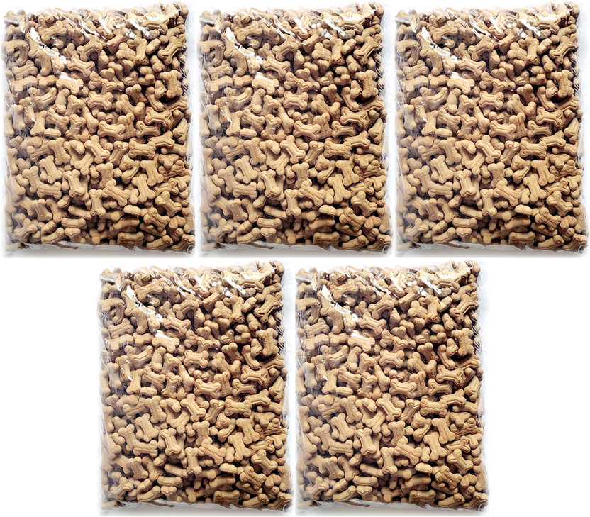 Unik Fresh Oven Baked Bone Puppy Biscuits COMBO Healthy Dog Treats Chicken Dog Treat(4 kg, Pack of 5)