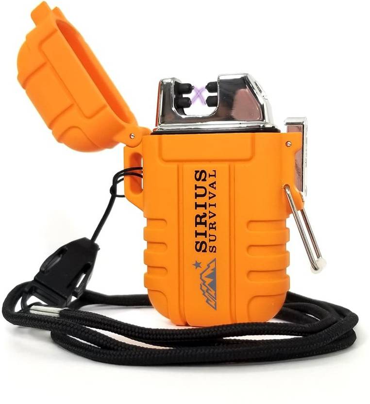 Waterproof Flameless Electric LighterDual Arc Plasma Beam LighterUSB