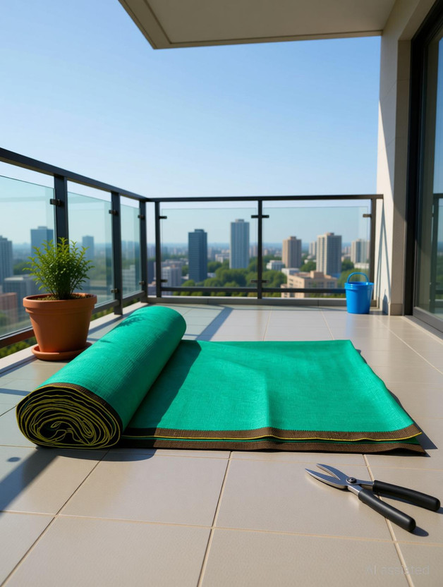 mitawa mitawa Shade Net 5x25 feet green net 50% UV Block Multipurpose for Garden/Balcony Portable Green House(Green) - Flipkart Deal