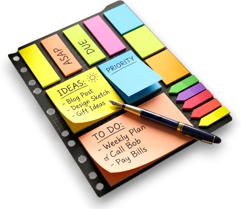 Infojerk Lifestyle Special 20 Sheets Sticky Notes, 5 Colors(Set Of 1, Multicolor)