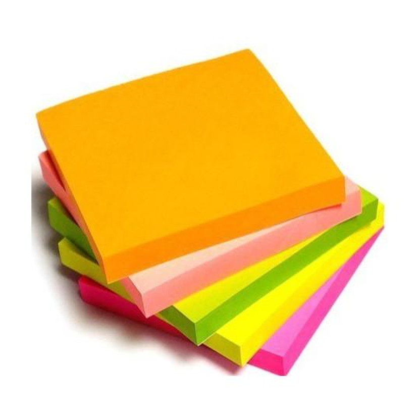 QURTASIA Multicolor Sticky Notes for School, Office, Shop use  Office Set(Multicolor Sticky Notes 400 Sheets, 5 Colors)