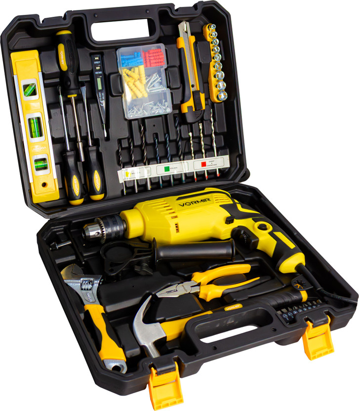 iBELL VORMIR VR TD13-139 Impact Drill Tool Kit,13mm Chuck,2800RPM,650W Electric Drill, Power & Hand Tool Kit(139 Tools)