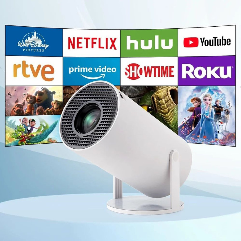 4uonly Buy Best Portable LED Mini Home Theater, Video Projector WSH12 Projector Screen (Width 115.5 cm x 44.5 cm Height)