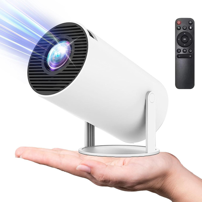 TECHEL TECHEL SKE_Portable Mini Projector, 4K 1080P Full HD Projector RE19 (2200 lm / Remote Controller) Portable Projector(Multicolor) - Flipkart Deal