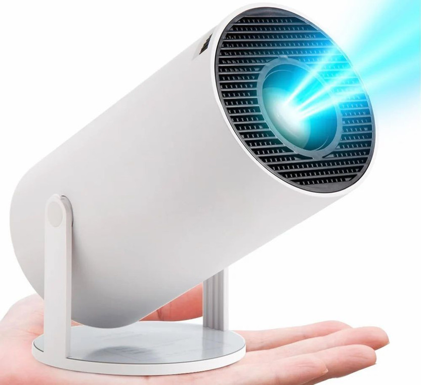 IMMUTABLE LATEST Portable LED Mini Home Theater, Video Projector WYI23 Projector Screen (Width 115.5 cm x 44.5 cm Height)