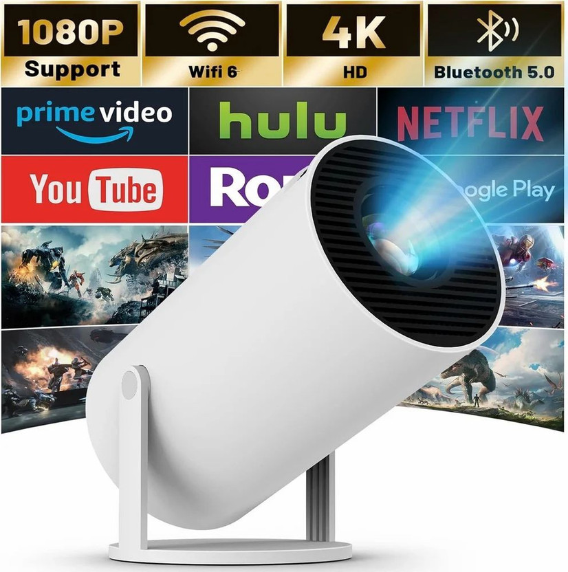 4uonly Buy Best Portable LED Mini Home Theater, Video Projector WSH9 Projector Screen (Width 115.5 cm x 44.5 cm Height)
