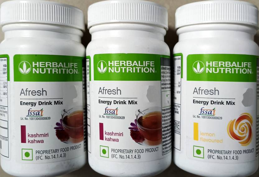 Herbalife Nutrition AFRESH KASHMIRI KAHWA FLAVOUR PACK OF 2 OR LEMON