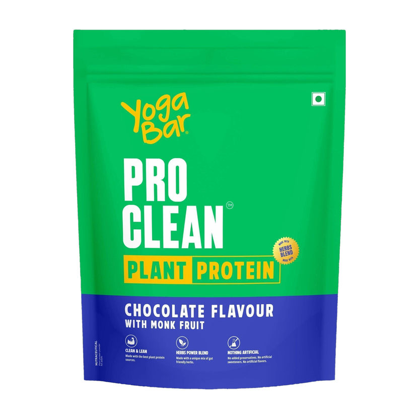 Yogabar Plant-Based Protein(500 g, Chocolate)