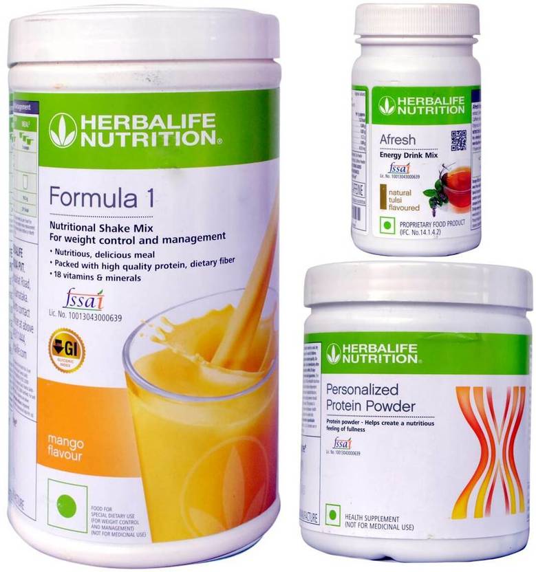 HERBALIFE F1 SHAKE MANGO, PROTEIN 200GM, AFRESH TULSI Protein Shake