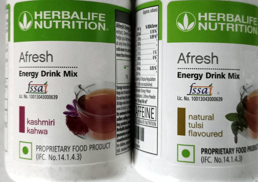 Herbalife Nutrition Afresh Tulsi or Kashmiri Kahwa Energy Bars Price in