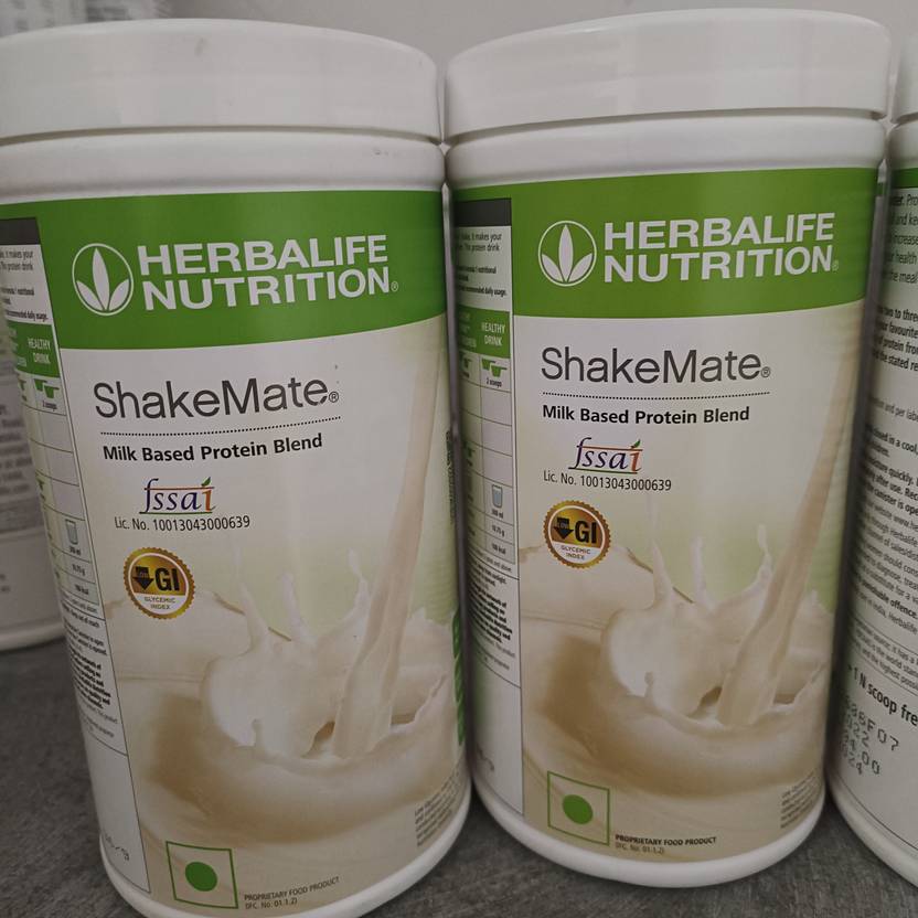 Herbalife Nutrition SHAKEMATE MILK POWDER PACK OF 2 PlantBased Protein