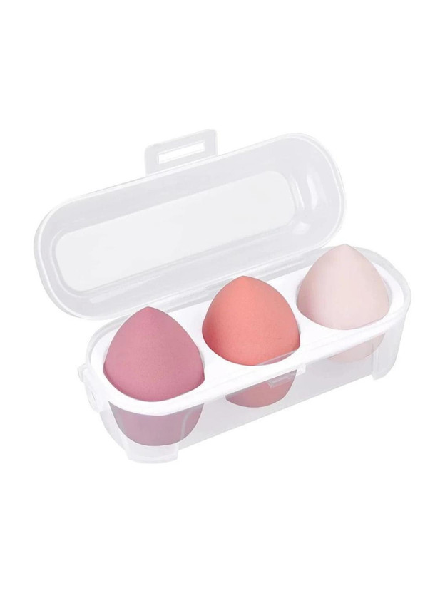 feelhigh Cosmetics blender sponge 3 pieces in a storage box