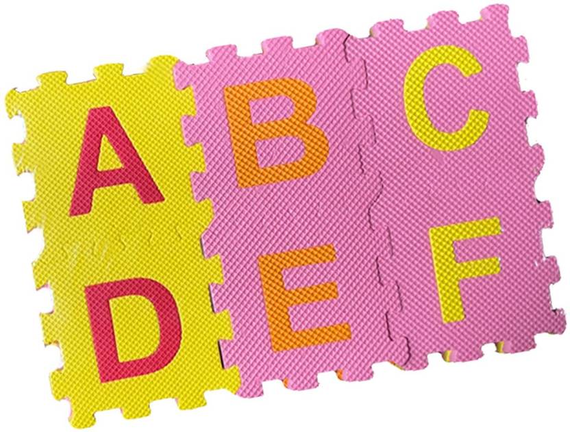 KCCOLLECTION Interlocking Learning English Hindi Alphabet With Number