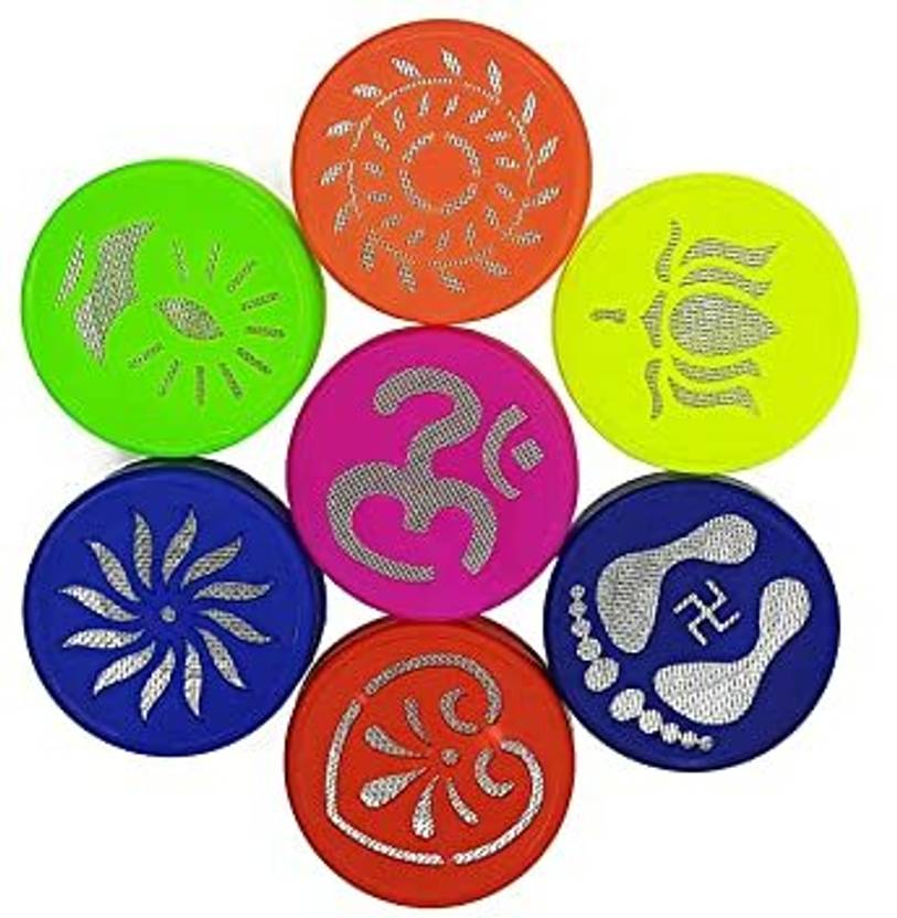 Luckypot Desig Border Rangoli Stamp Stencil Making Floor Kit For Pongal