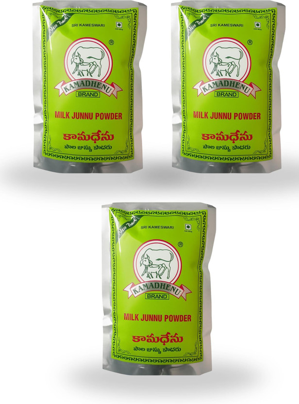 sri kamadhenu TRADITIONAL SOUTH INDIAN DESSERT | Instant Junnu / Kharvas / Ginnu Milk Powder 300 g(Pack of 3)