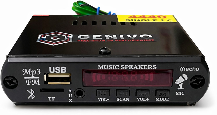 genivo G-1 mini car stereo with remote, AUX BLUETOOTH AND USB Car Stereo(Single Din)