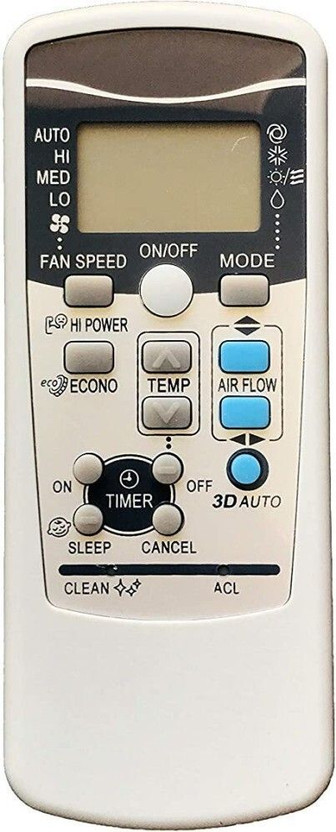 NixGlobal NixGlobal M131 25-B MITSU-BISHI AC Remote Compatible with MITSUBISHI 1 / 1.5 / 2 TON AC Remote Controller(White) - Flipkart Deal