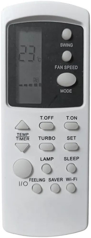 NixGlobal M75 31B V0LTAS AC Remote Compatible with VOLTAS 1 / 1.5 / 2 TON AC Remote Controller(White)
