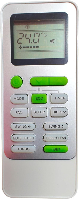 NixGlobal NixGlobal M213 237 T-CL AC Remote Compatible with TCL / VIDEOCON 1 / 1.5 / 2 TON AC Remote Controller(White) - Flipkart Deal
