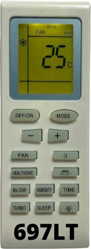 NixGlobal NixGlobal M173 18 AC Universal Remote Compatible for VOLTAS AC Remote Controller(White) - Flipkart Deal
