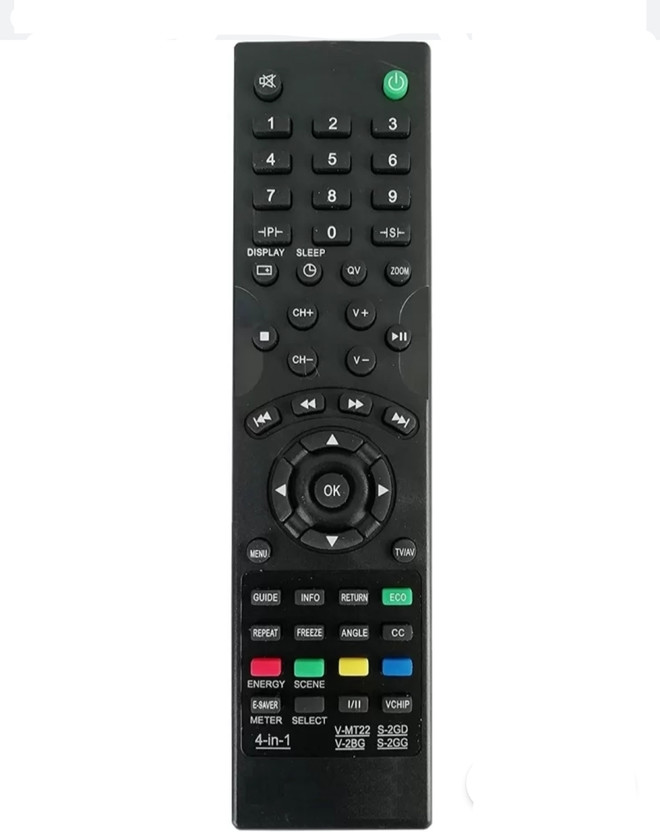 Paril ® 70N Tv Remote Compatible for Videocon /Sansui Smart LED/LCD Tv Remote Control philips home theatre remote control Remote Controller(Black)