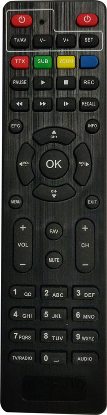 Xpecial M177 CAT-VISION SETTOP BOX Remote1 Compatible with CATVISION SET-TOP BOX Remote Controller(Black)