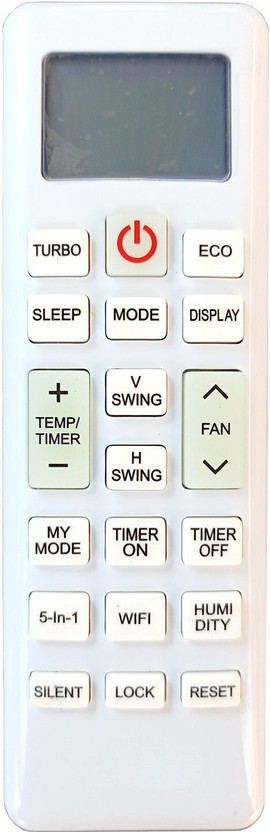 NixGlobal M277 253 LL0YD AC Remote Compatible with LLOYD 1 / 1.5 / 2 TON AC Remote Controller(White)