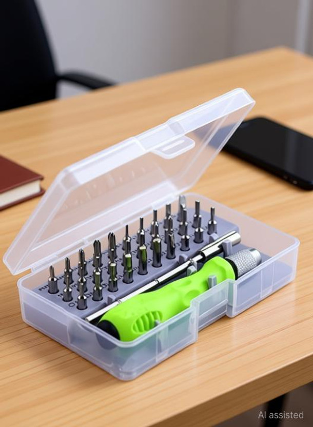 Tec Tavakkal 32 in 1 Screwdriver Bits Set with Magnetic Standard Screwdriver Set(Pack of 1)