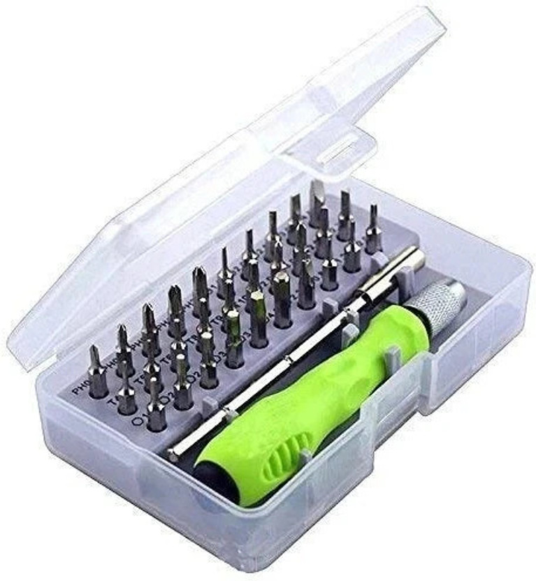 Tec Tavakkal 32 in 1 Screwdriver Bits Set with Magnetic Standard Screwdriver Set(Pack of 1)