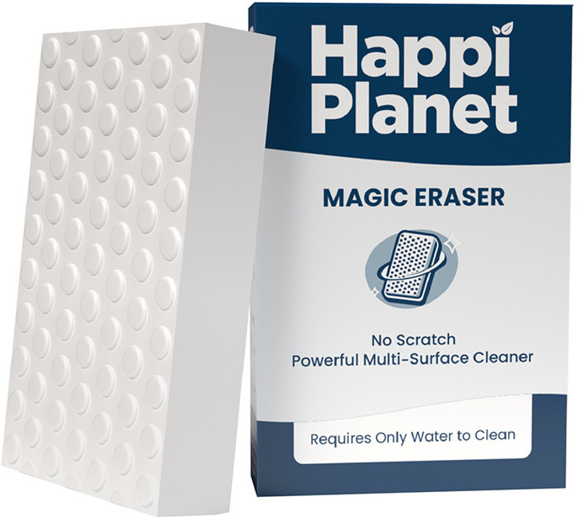 Happi Planet Magic-Eraser-001 Scrub Pad, Scrub Sponge, Sponge Wipe(Small)
