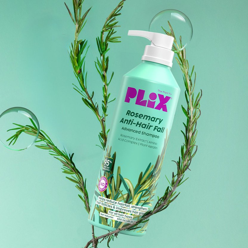 The Plant Fix Plix Rosemary Advanced Anti Hair Fall Shampoo,Reduces Hairfall & Promotes Hair Growth(600 ml)