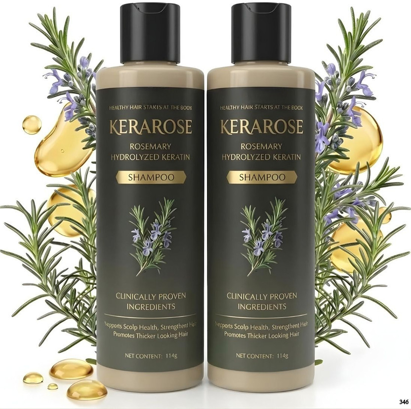 Radgettim Organic Rosemary Hair Growth Shampoo Natural Thickening Strengthening Formula(100 ml)
