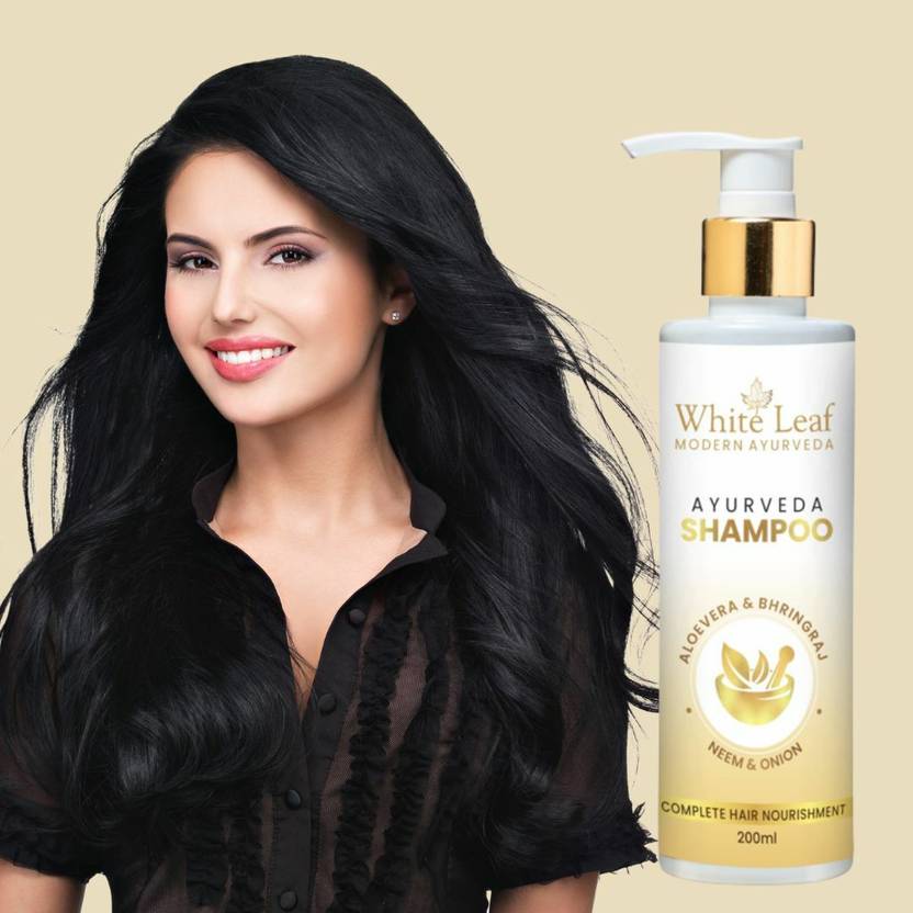 White Leaf AntiDandruff Shampoo, With Neem Controls Dandruff For Women