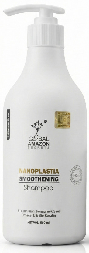 Global Amazon Secrets Nanoplastia Smoothing Shampoo(500 ml)