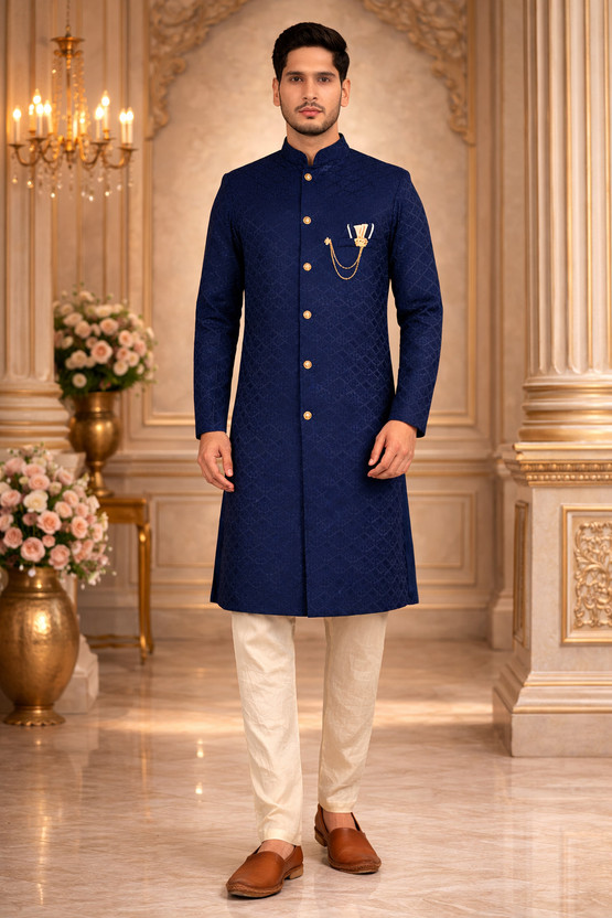 XEPON Self Design Sherwani