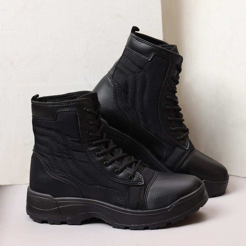 GOLDSTAR RYDER Boots For Men(Black , 7)