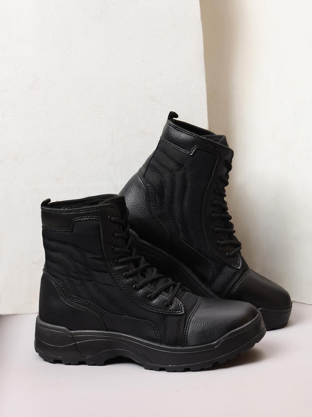 GOLDSTAR RYDER Boots For Men(Black , 7)