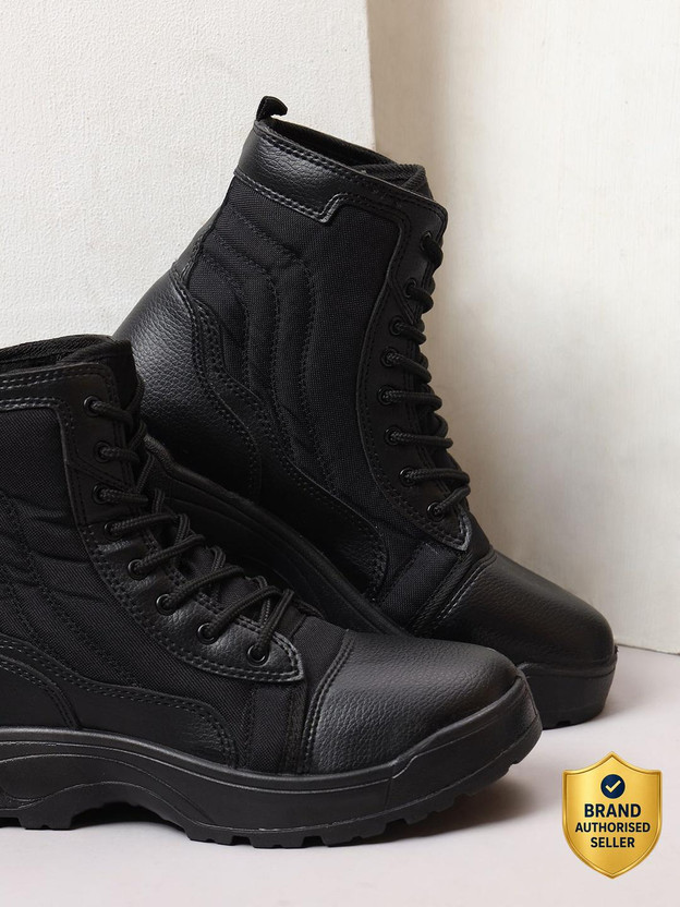 GOLDSTAR RYDER Boots For Men(Black , 8)
