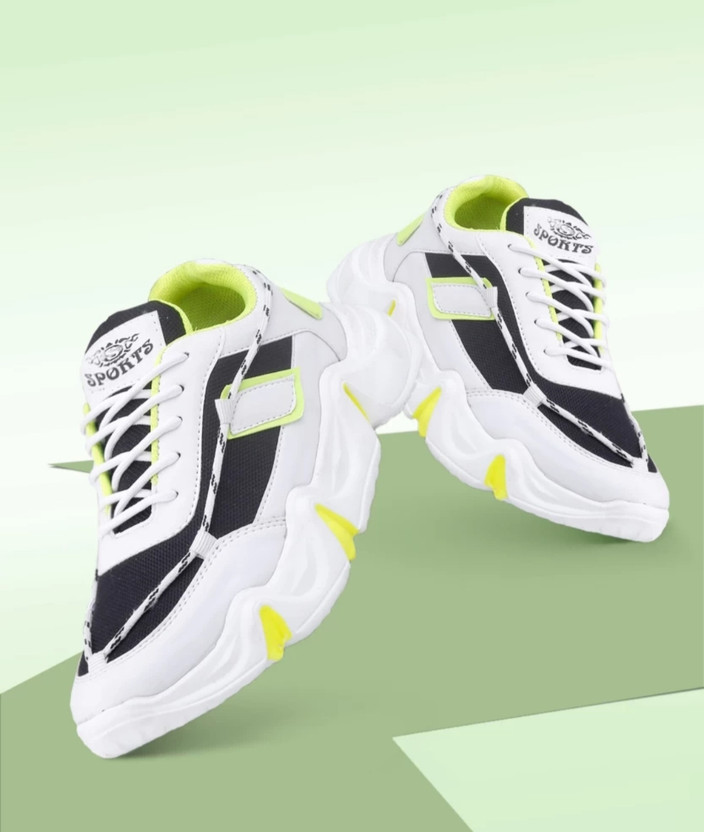 Boldness Boldness Sports Running Shoes For Boy,s Running Shoes For Men(Green , 6)