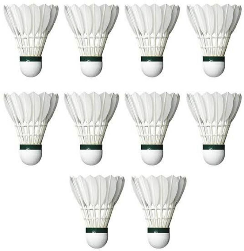 THESPORTSFORT BADMINTON SHUTTLE COCK Feather Shuttle White Price in