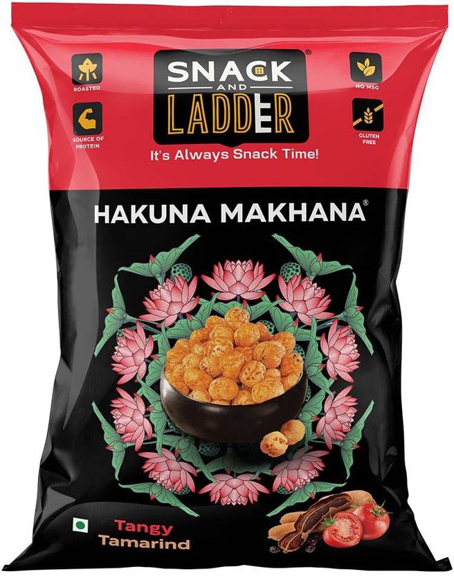 Snack And Ladder Tangy Tamarind Hakuna Makhana Flavoured Roasted Snacks