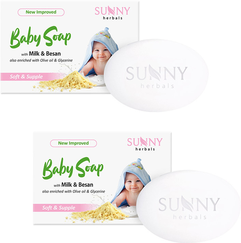 Sunny Herbals Baby Care Soap for Health skin(2 x 70 g)