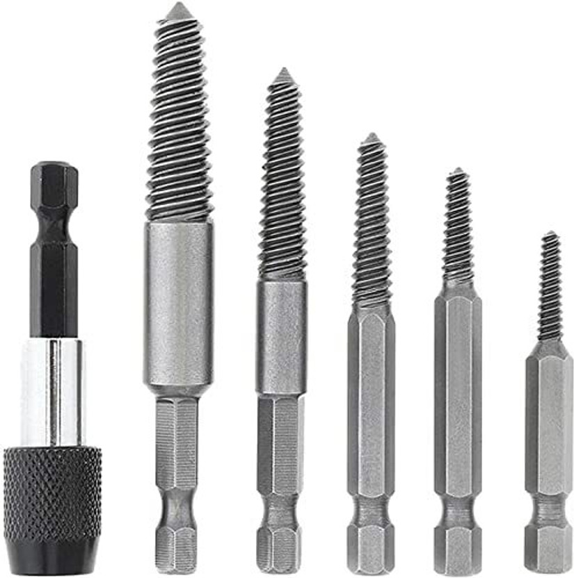 NITYA NITYA Screw extractor 5Pcs Professional Broken Bolt Damaged Screw Extractor Stripped Screw Remover - Flipkart Deal