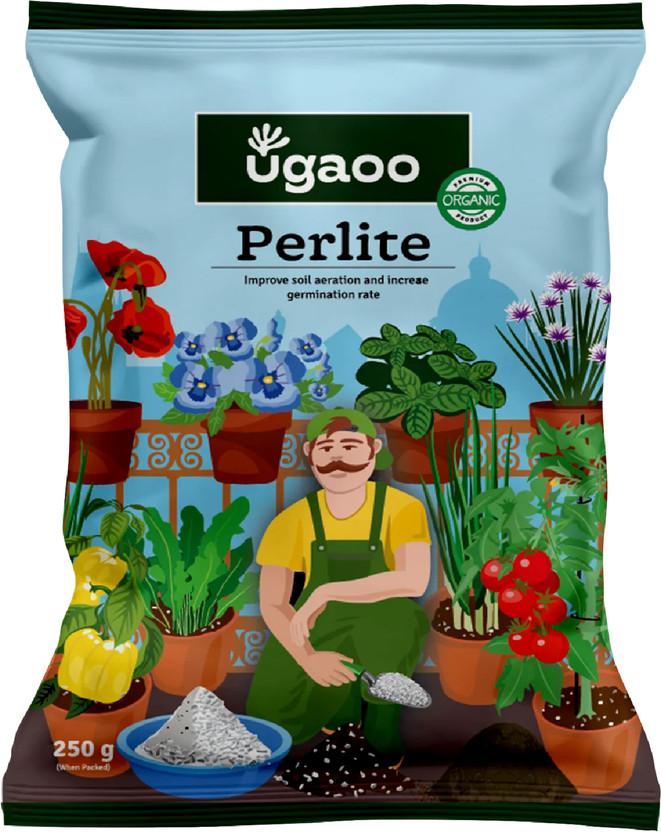 UGAOO Perlite for Gardening Soil Potting Mixture(0.25 kg, Granules)