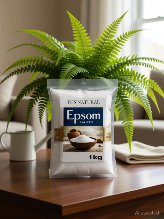 GrowGift Epsom salt for plants growth magnesium sulphate fertilizer Manure, Potting Mixture, Soil, Fertilizer(1 kg, Granules)