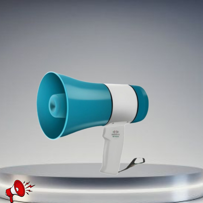 SACRO Handheld Megaphone with Siren, Microphone & Rechargeable for Outdoor EventsA91 Megaphone Portable Megaphone Siren Loudspeaker Function &Long Battery BackupA91 Outdoor PA System(500 W)